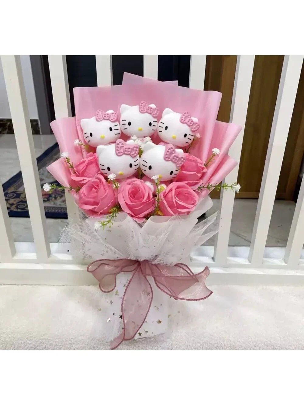 Hello kitty bouquet!! Birthday gift, handmade 14inches